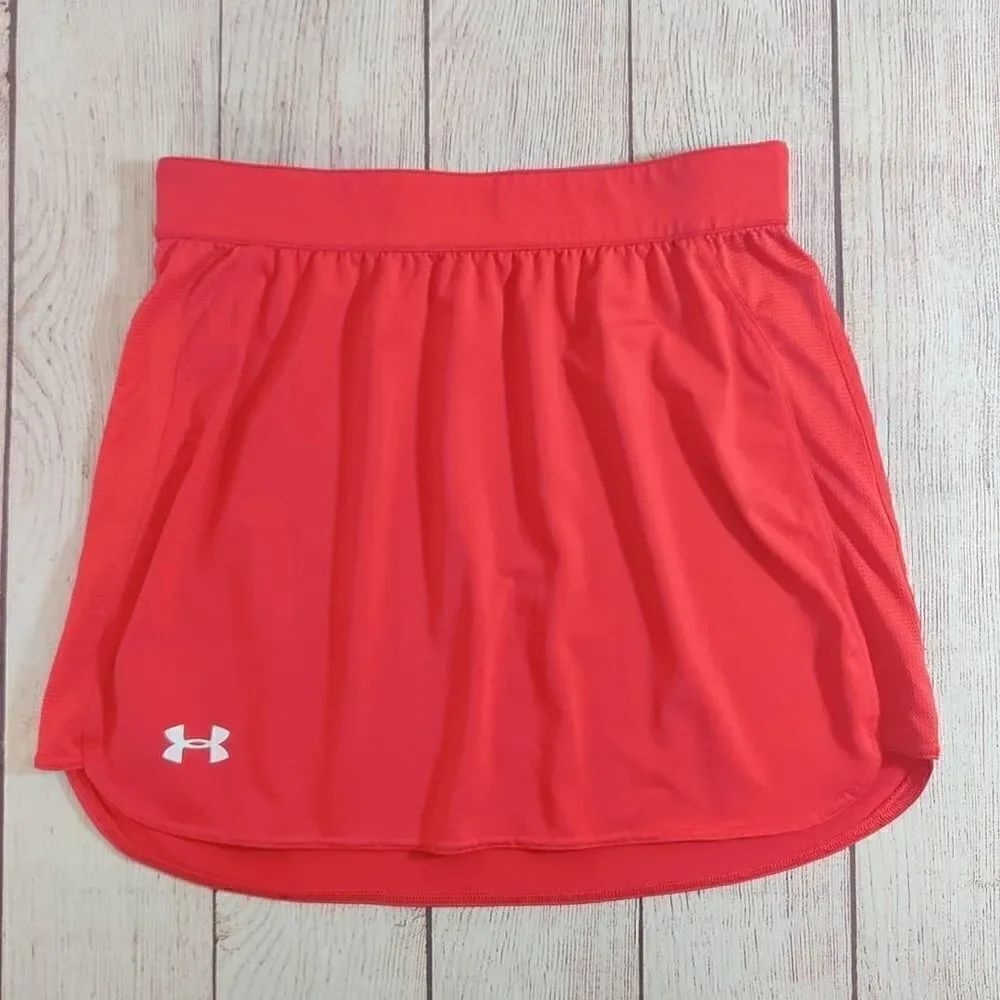 Under Armour Red Team Athletic Skirt Style 1294511 sz S